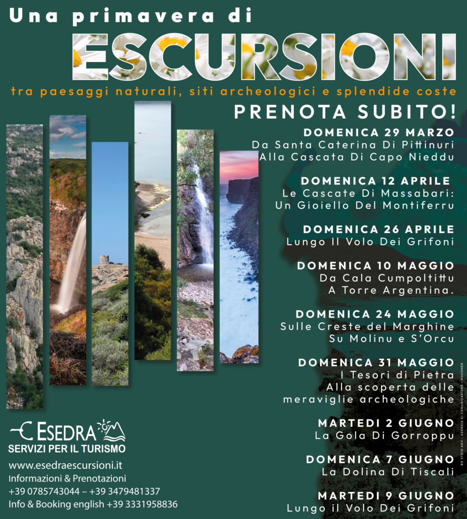 Calendario escursioni Primavera 2026