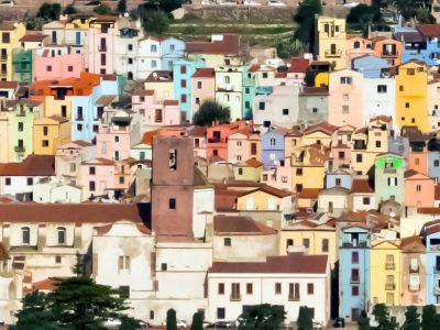 Case colorate Bosa_citta_mille_colori